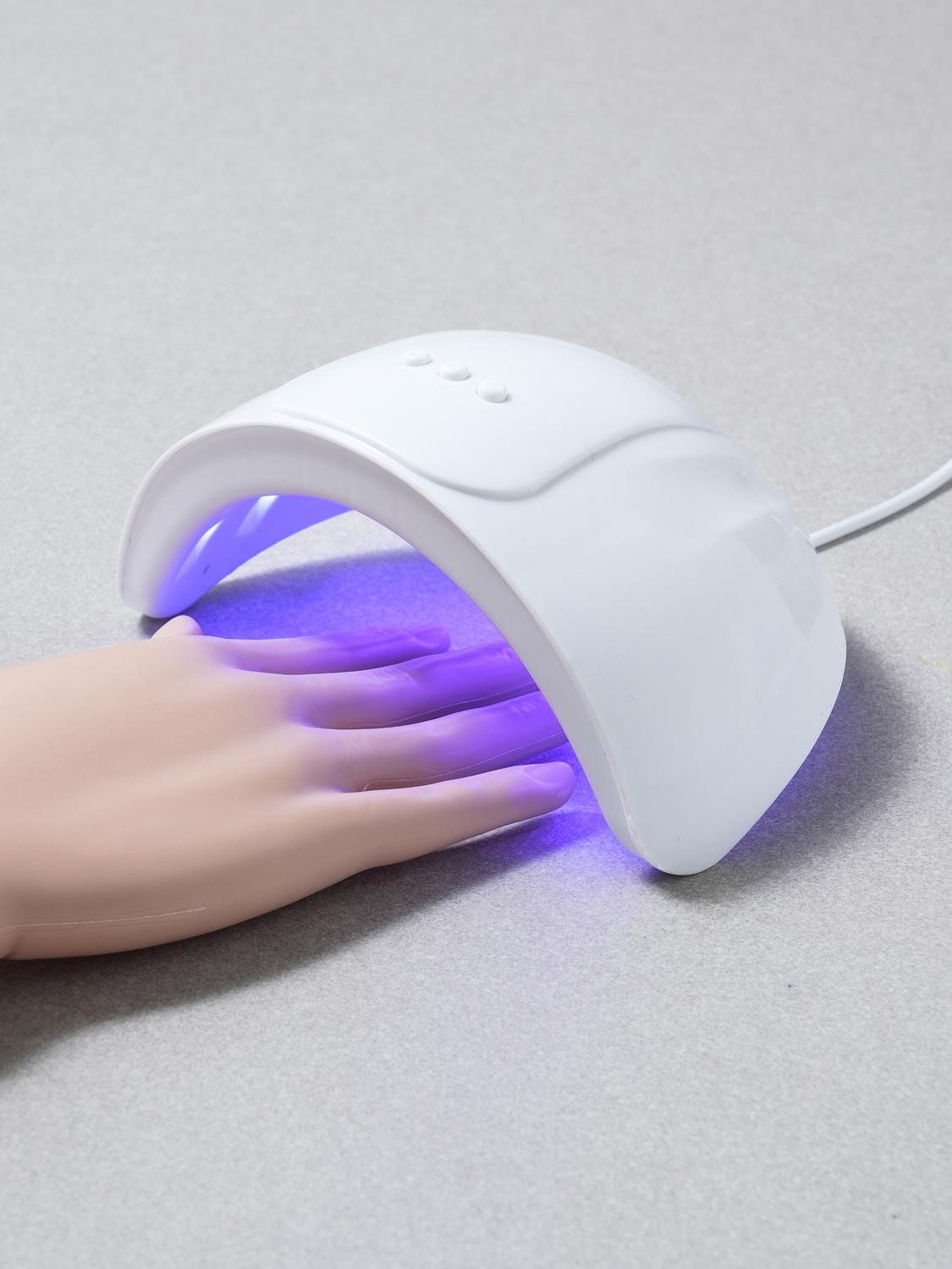

USB Integrated LED Gel Nail Lamp, Portable Curing Light with 18 Beads 1ea