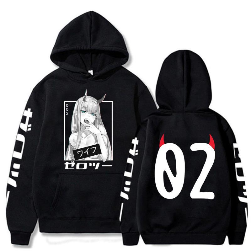 Anime Mikina Podzimní Potištěná Pánská Mikina Značková Mikina Y2K Oblečení Vintage Móda Ležérní Unisex Pulovry s Dlouhým Rukávem