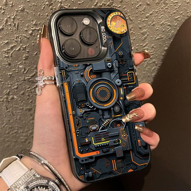 Cyber-Leiterplatten-Handyhülle Für iPhone 16 15 14 13 12 11 Pro Max XS X XR 7 8 Plus Mini SE 2020 2022 Stoßfest Funda