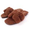 Excellent Sandals Oran Mules Flats Brown Mouton Women 36 Used