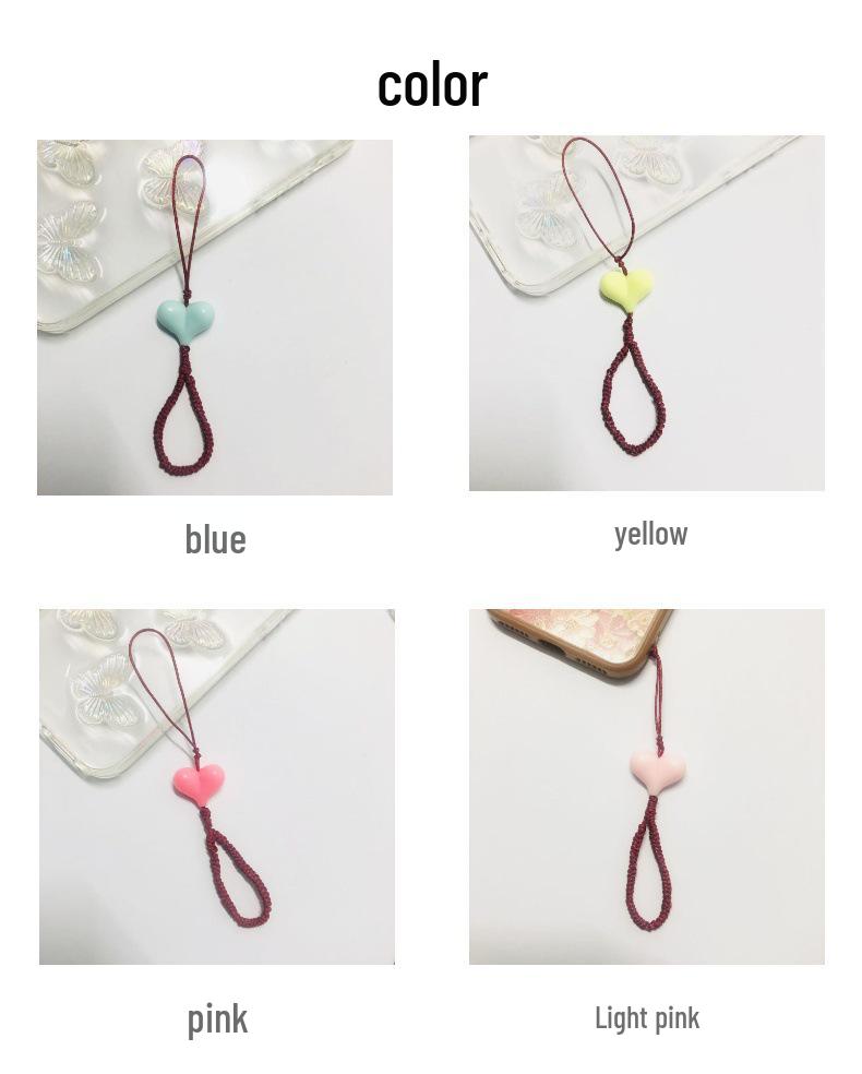 Handmade Heart Beads Tassel Bookmark & Fan Ornament - DIY Ancient-Style Gift Accessory
