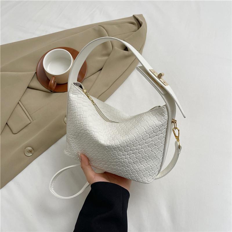 Stylish Pu Shoulder Bag For Women Trendy Casual Tote With Zipper And Phone Pocket