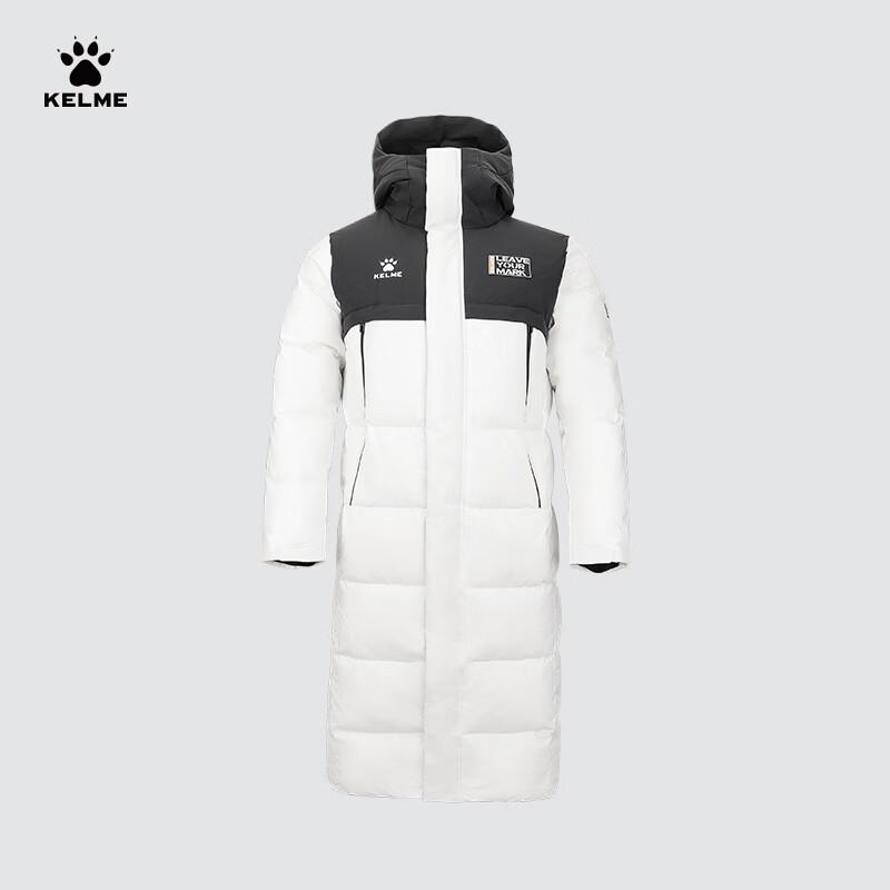 KELME Adult Long Hooded Duck Down Jacket