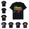 Men Women T Shirt More Design Venezuelan Map And Flag Distressed Venezuela  TShirt Tops 100 Cotton  Tees