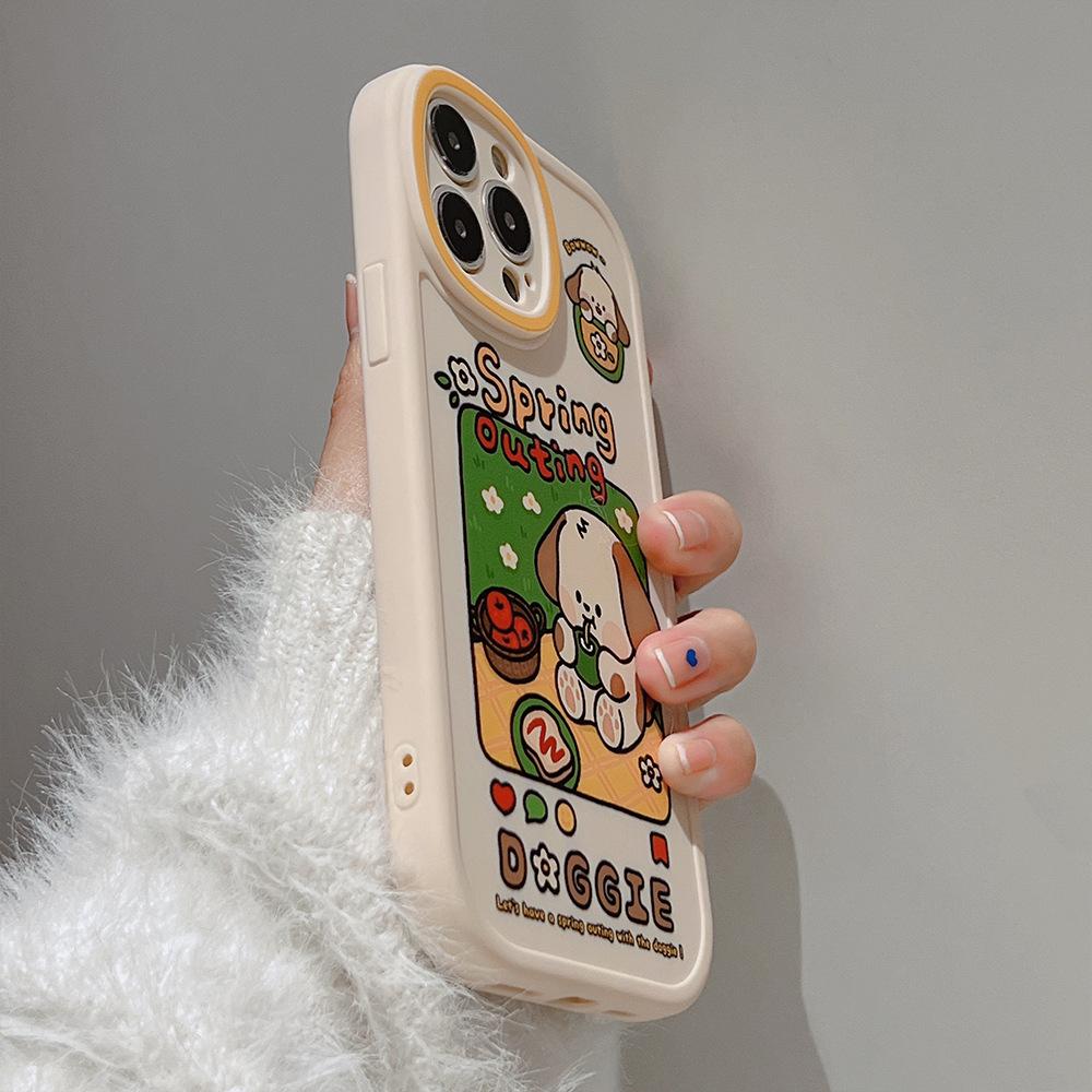IPhone 16 Case, Apple 17 Pro Max Silicone Protective Case, Compatible with IPhone XR, Original Cartoon Design, 13 Pro