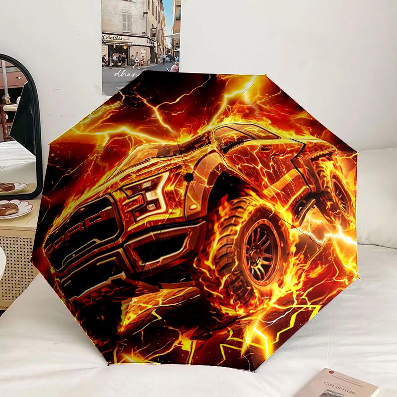 Nighttime Truck Drive Umbrella 8-Frame for Travel, camping, Casual Lightweight Portable Umbrella, Essential for every family Holidays Gift