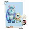 DIY Perlenmalerei Monster AG. Dekoratives Gemälde Kreative Ornamente Geschenke für Freunde Schreibtischmöbel Heimdekoration