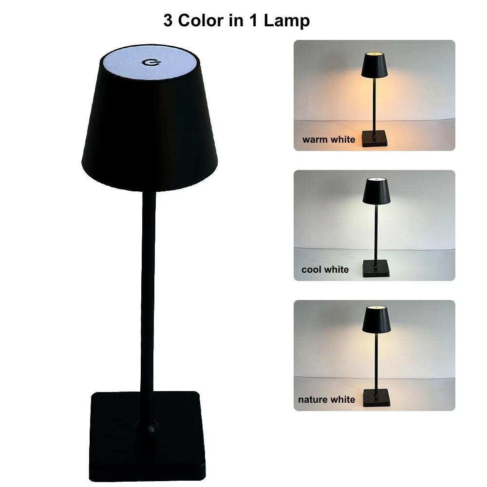 Xiaomi Nordic LED Touch Table Lamp USB Rechargeable Dimmable Desk Lamp Home Decor for Bedroom Dining Room Coffee Shop Hotel Lighting