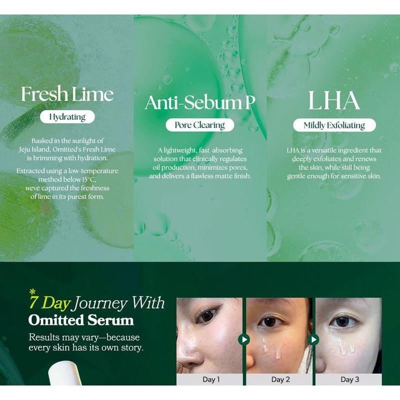 Omitted - Fresh Lime Glow & Pore Refining Serum