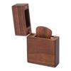 Guitar Pick Holder Wooden Special Lighter Shape Pick Case with Storage Bag for Music Lovers Guitarists