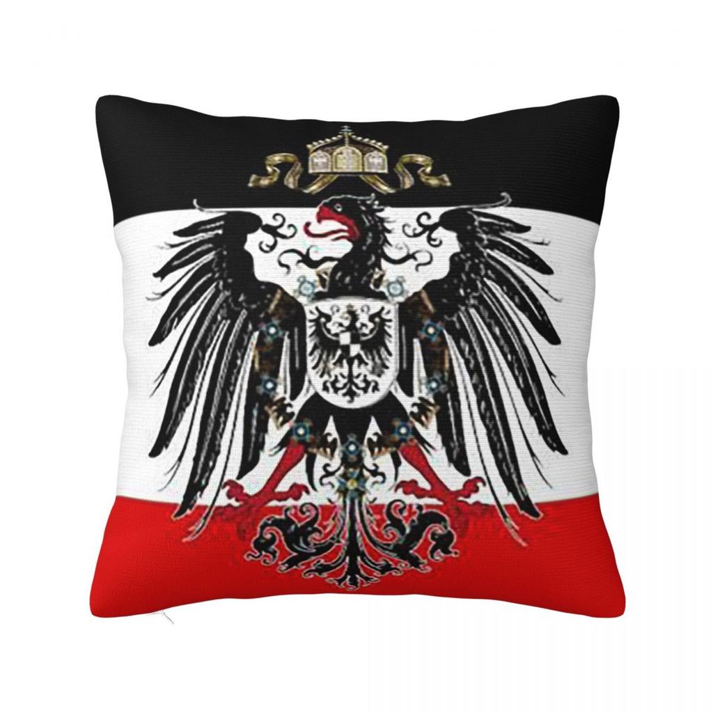 Germany Flag German Patriotic Square Pillowcase Cushion Cover Pillow Case Throw Pillow Cover for Home Bedroom Car