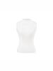 Elegant Korean Sleeveless High Neck Knit Vest for Women - 2026 Summer Slim-fit Top