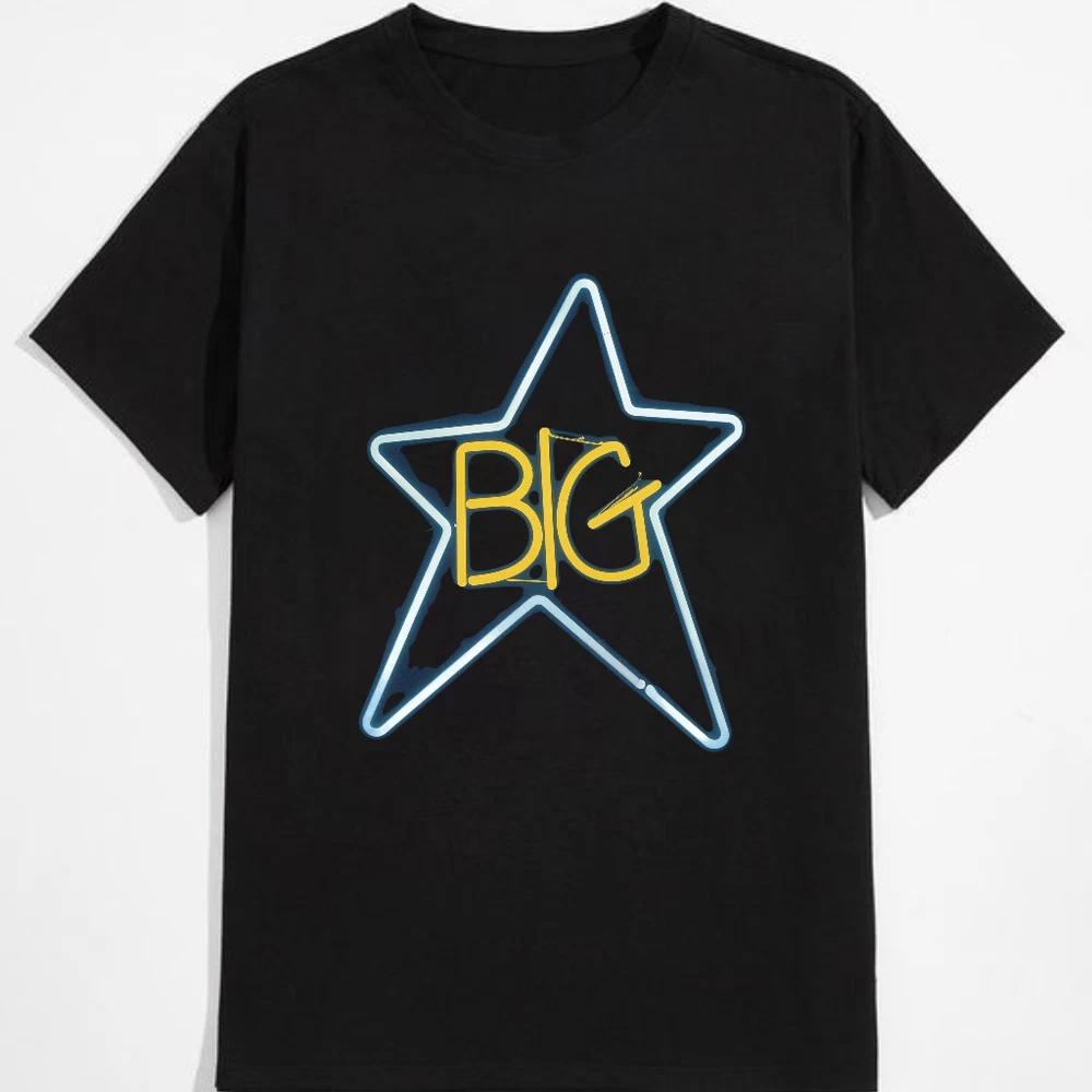 Big star band logo tshirt full size s5xl basic graphic tee S