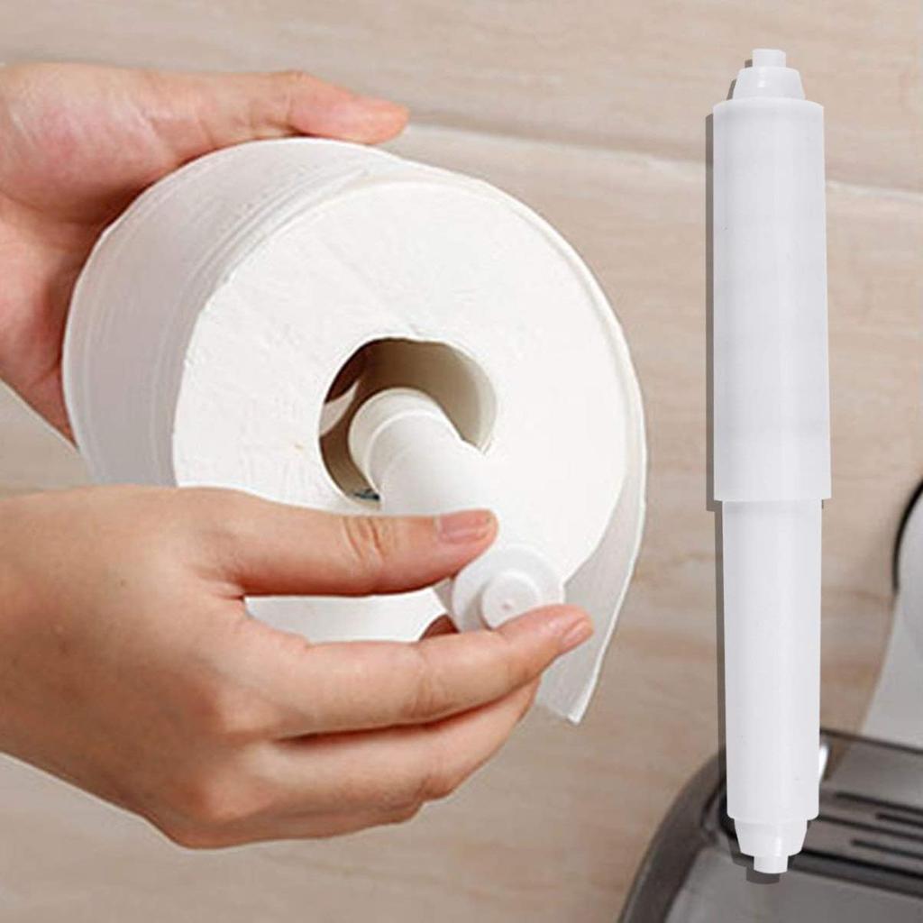 Toilet Paper Holder, 10 Pieces Toilet Paper Holder Roller Spindle Replacement Rod Plastic Spring Loaded