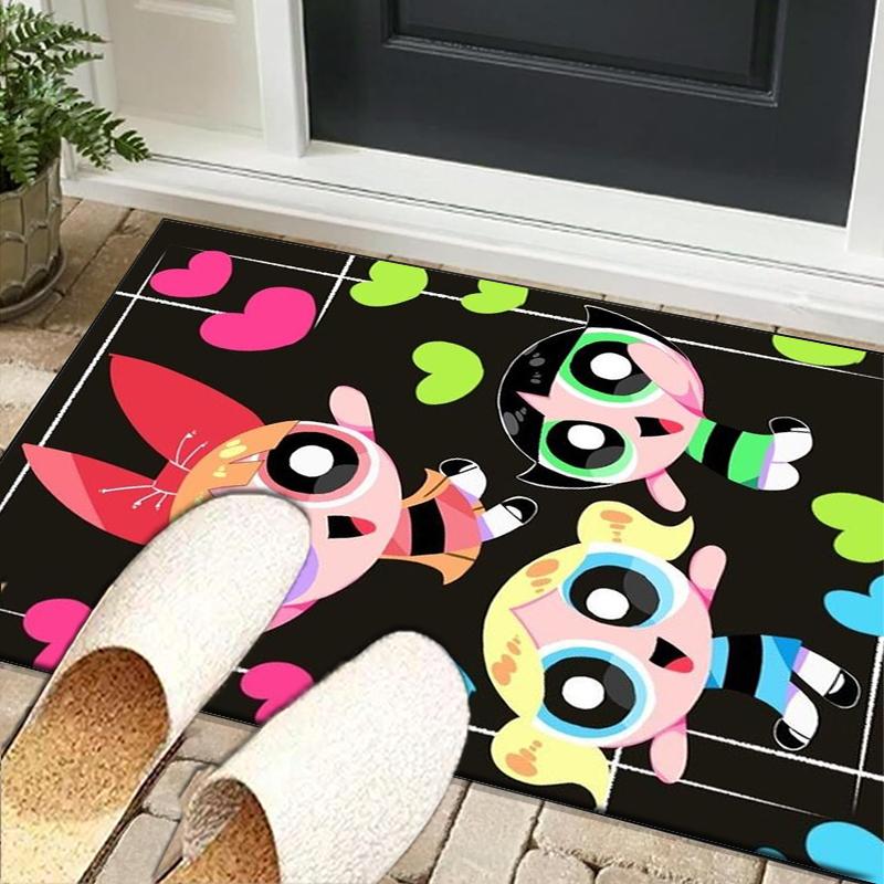 Power Police  Adventure Office Rug Chair Mat, Game Carpet, Suitable for Front Door, Bedroom, Living Room, Desk, Holiday Gift