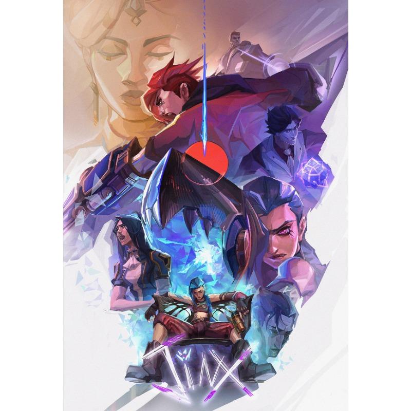 

Популярная анимация Arcane L-LOL серия игровых персонажей постеры и принты печать на холсте настенное искусство картина гостиная домашний декор 21cm×30cm NoFrame