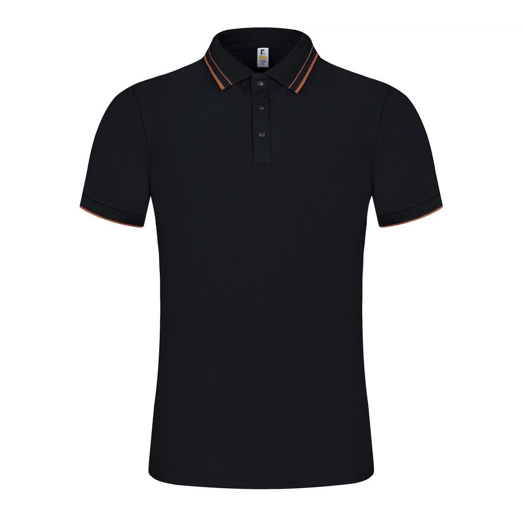 Summer Breathable Lapel Polo Shirt for Coffee Shop & Milk Tea Shop Waitstaff - Printable Workwear