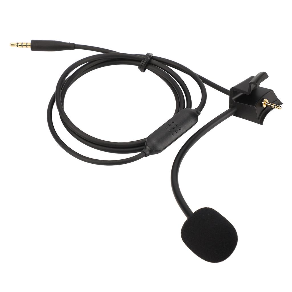 Cable Boom Microphone Noise Reduction Microphone Sound Cable with Mute Switch for PS4 PC Gaming