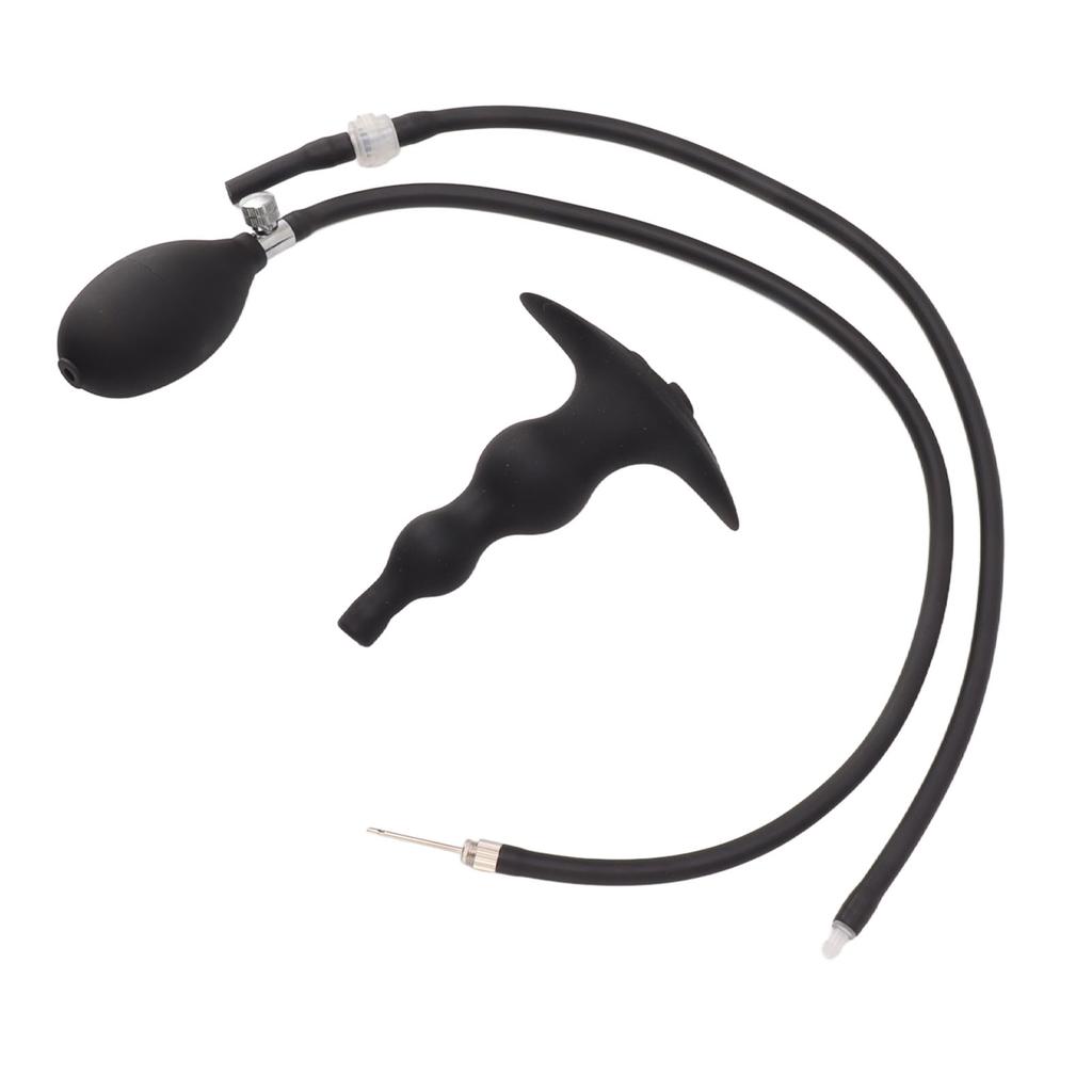 Silikonowa Gruszka Lewatywy Zestaw Nadmuchiwana Miękka Elastyczna Czysta Analna Irygacja Zestaw do Lewatywy dla Kobiet Mężczyzn Początkujących