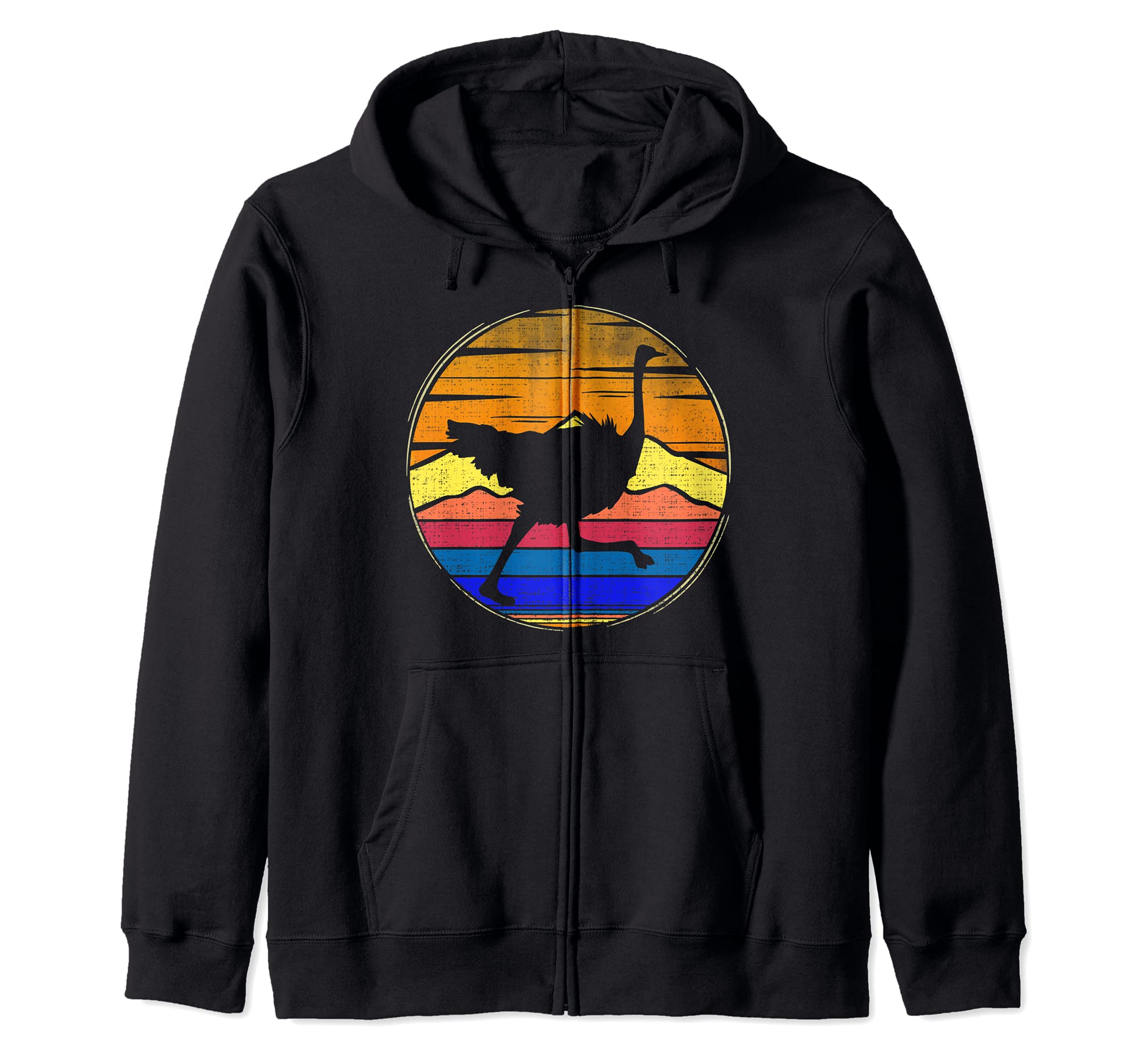 

Винтажный ретро закат смешной подарок для любителя животных худи на молнии