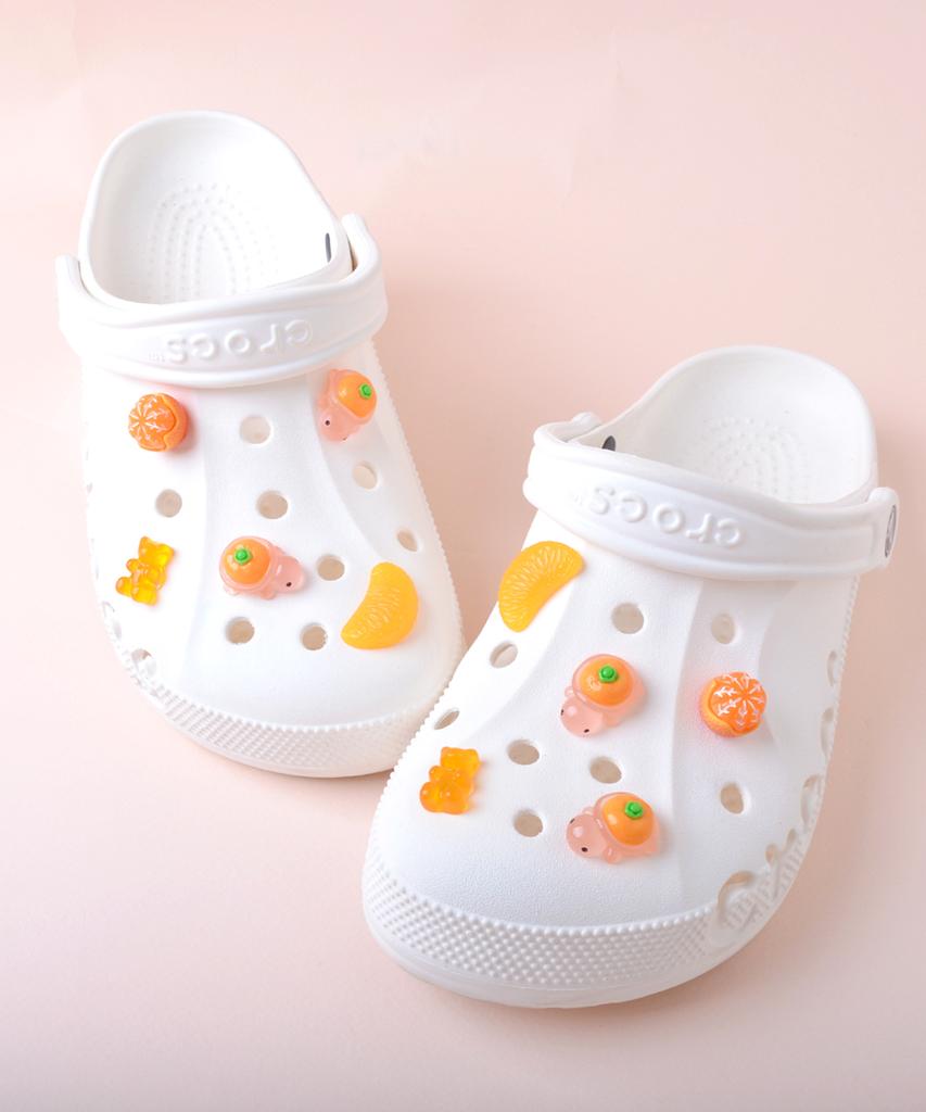 Merciband Fruit Turtle Shoe Accessory Parts 10-Piece Set Of 4 Types