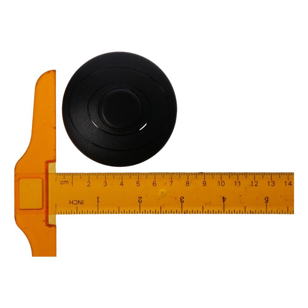 Black Floor Lamp Foot Switch with Step-on-Button Plastic Round Floor Foot Switch  Electrician