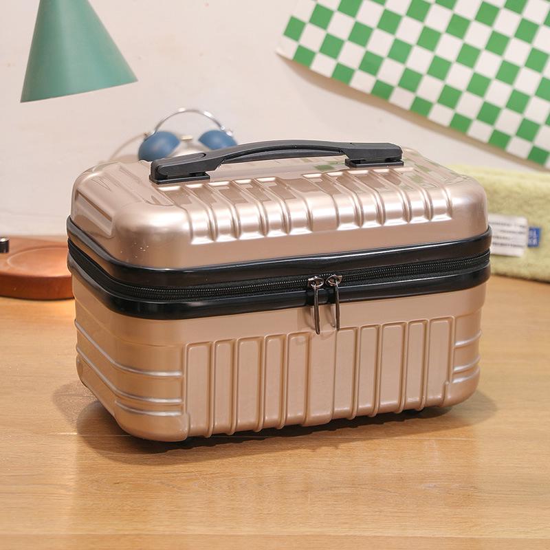 

16-дюймовая женская ручная кладь для макияжа и туалетных принадлежностей с замком - Большой вместимости, Легкая, Водонепроницаемый органайзер. 16-inch Standard