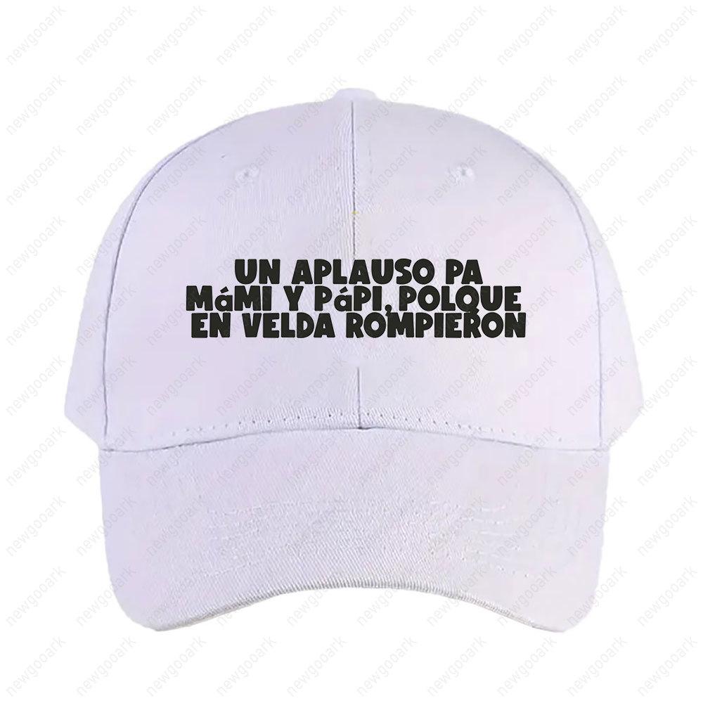 DtMF Un Aplauso A Mami Y Papi Benito Puerto Rico BUNNY BAD Cap Women Unisex Adult Peaked Hat Adjustable Printed Baseball Caps