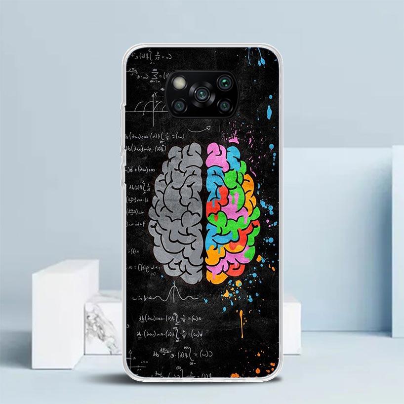 Physics Chemical Mathematics Phone Case For Xiaomi Poco F7 Ultra X5 X6 X7 Pro M7 Redmi 15C 15 13C 13 12C 12 10C 10 10A 9 9C 9A 9