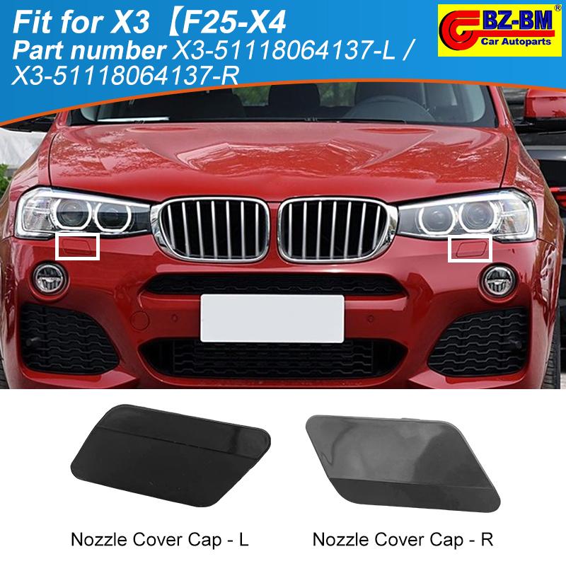 Stoßstange vorne Scheinwerfer Scheinwerferreinigungsdüse Abdeckung Kappe Für BMW X3 F25 X4 F26 M SPORT 51118064137 Links Rechts 51117212953 51117261101