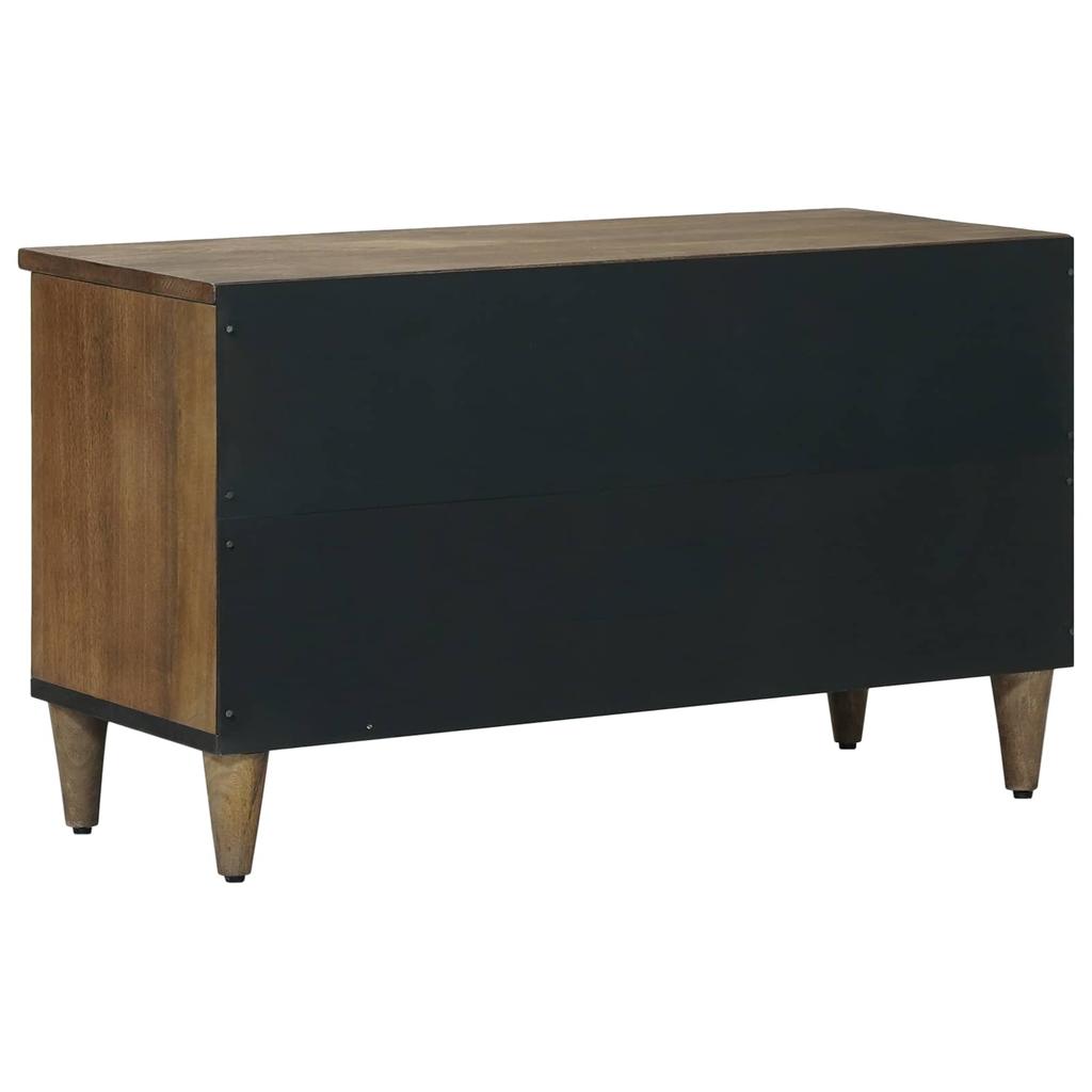 TV Cabinet Brown 80 x 33 x 46 cm Solid Mango Wood