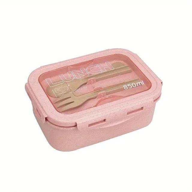 1 Portable Microwave Lunch Box Healthy BPA-free Bento Box Kitchen Food Container Lunch Box Home Accessories