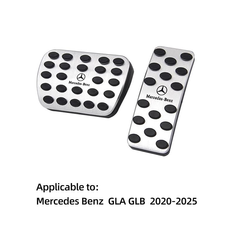 GLC GLB Car Pedals Cover Brake Accelerator Foot Pedal Pad Accessories For Mercedes Benz AMG W206 W204 W205 W212 W213 W221 W222