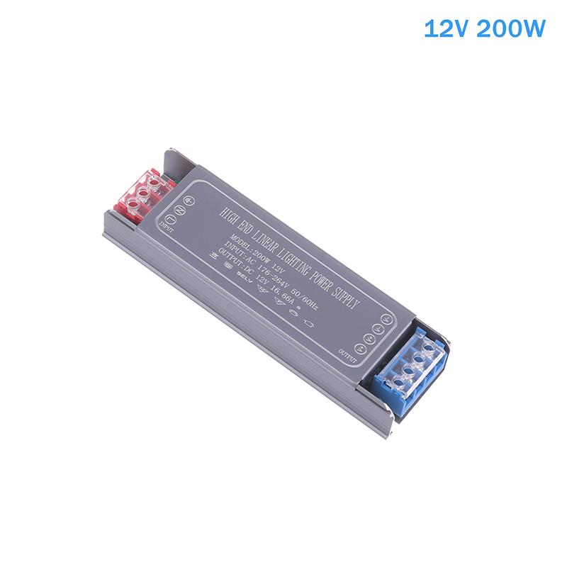 DC 12V 24V Switching Power Supply AC100-264V LED Light Driver Power Adapter 100W 200W 300W Mute Lighting Transformers