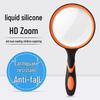 HD Handheld Magnifier Glasses: Durable, High-Magnification Lens for Seniors and Children's Experiments.
