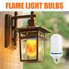 LED Flame Bulb Flame Light Decorative Lamp for Outdoor Home Restaurant Wedding Living Room Christmas Porch Patio Bedroom
