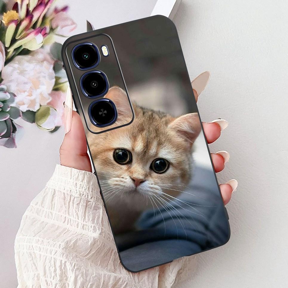 Cool Dragon Lion Tiger Cartoon 2D Printed Pattern Casing For Itel City 100 City100 Case Soft Silicone Black Back Cover Landscape