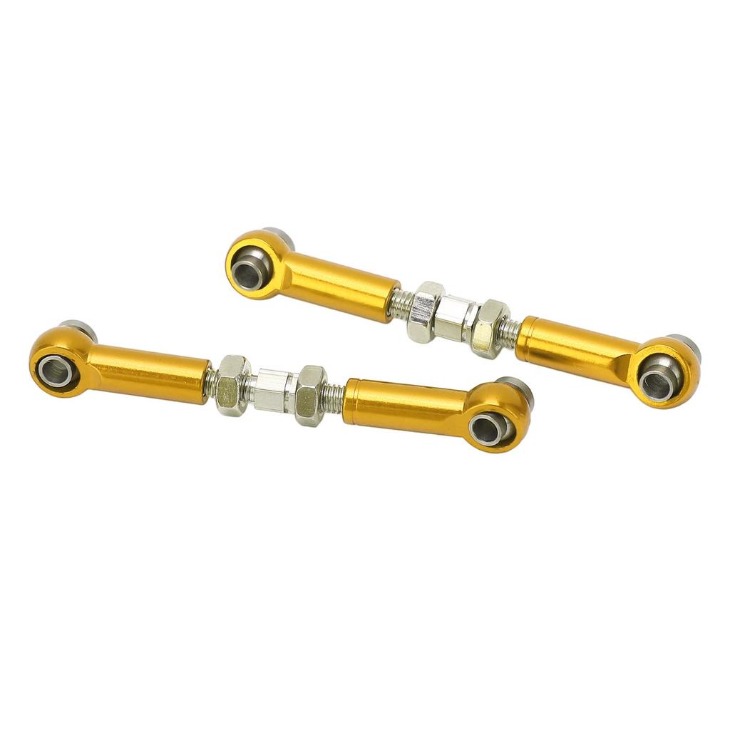 2PCS RC Steering Link Rod Servo Pull Linkage Arm Aluminium Alloy RC Car Parts for MJX 14210 14209