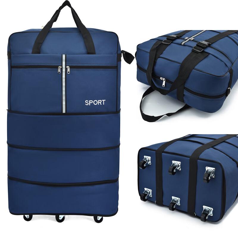 Foldable Expandable Wheeled Travel Duffel Bag