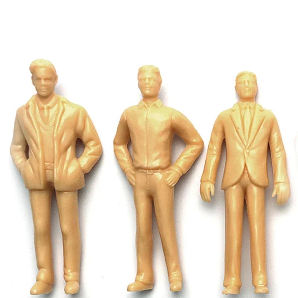 60buc 1:Figurine Model la Scară 87 Figurine din Plastic Pictate Nepictate Figurine H0 În Picioare Accesorii H0 Decorațiuni de Casă DIY Jucărie pentru Copii