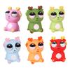 Herausspringender Augen Drache Quetschspielzeug Angst Stressabbau Sitzender Cartoon Drache Knet-Sensorisches Spielzeug Weicher Stressball Tierisches Fidget Spielzeug
