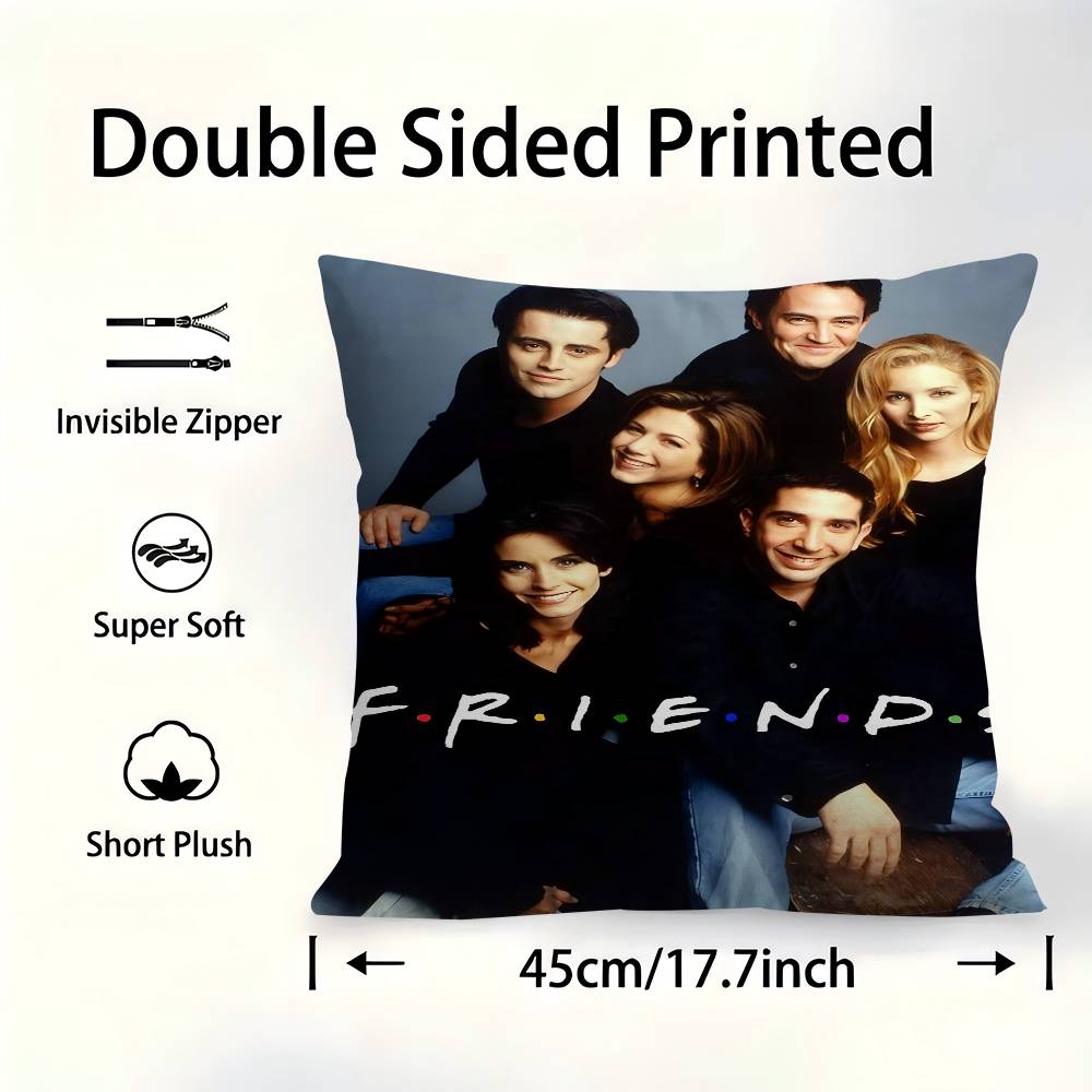 Classic F-Friends Tv Show Maple Design Cushion Cover Happy Autumn Harvest Decor Holiday Decorati Pillow Cover