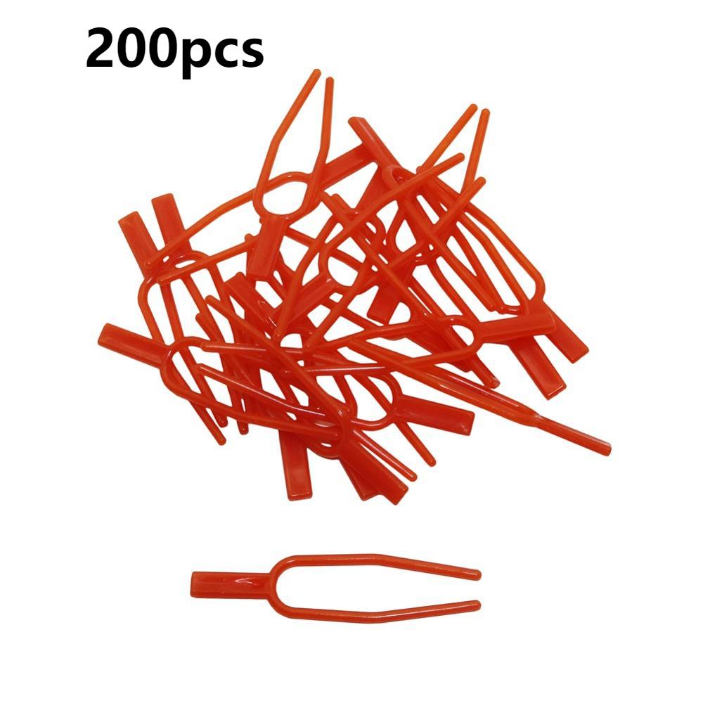 

200 Pcs Climbing Wall Plastic Clips Gardening Vine Forks Fixing Fasteners Reusable Plants Pp Stolons Fastening Clamps Fixator