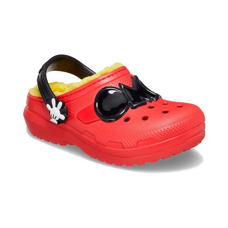 Crocs Clog K Comfortable Non-Slip Durable Kids Sandals Kids Sandals Red 208104-03