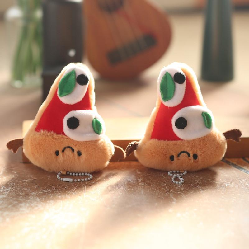 Pizza Jellycat Plush Toy Stuffed Keychain Backpack Decor With Plush Short