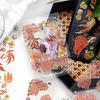 2 pcs Long strip Bronzing Stickers Adhesive Diy Hand Account Diary Album Scrapbooking material Junk Journal Supplies