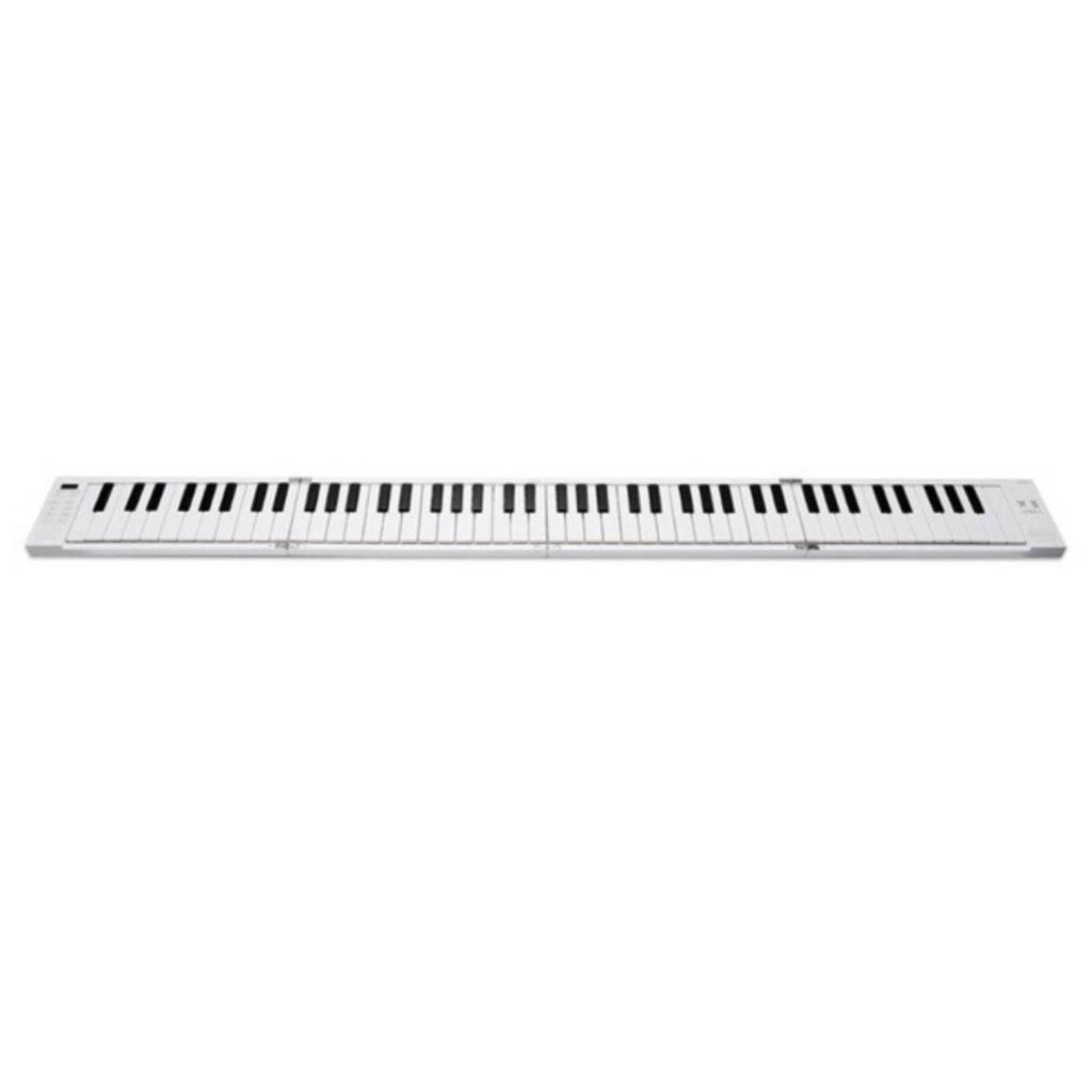 Foldable Piano with Sustain Pedal Space-Saving for Beginners, Students