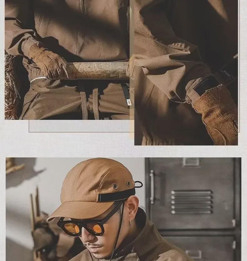 Chaqueta informal estilo retro americano para hombre: ropa de trabajo holgada y moderna para primavera y otoño.