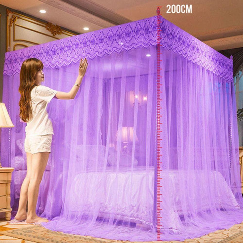 Decoration Lace Fabric Princess Style Queen Size Bedding Article Bed Canopy Mosquito Net Bed Tent