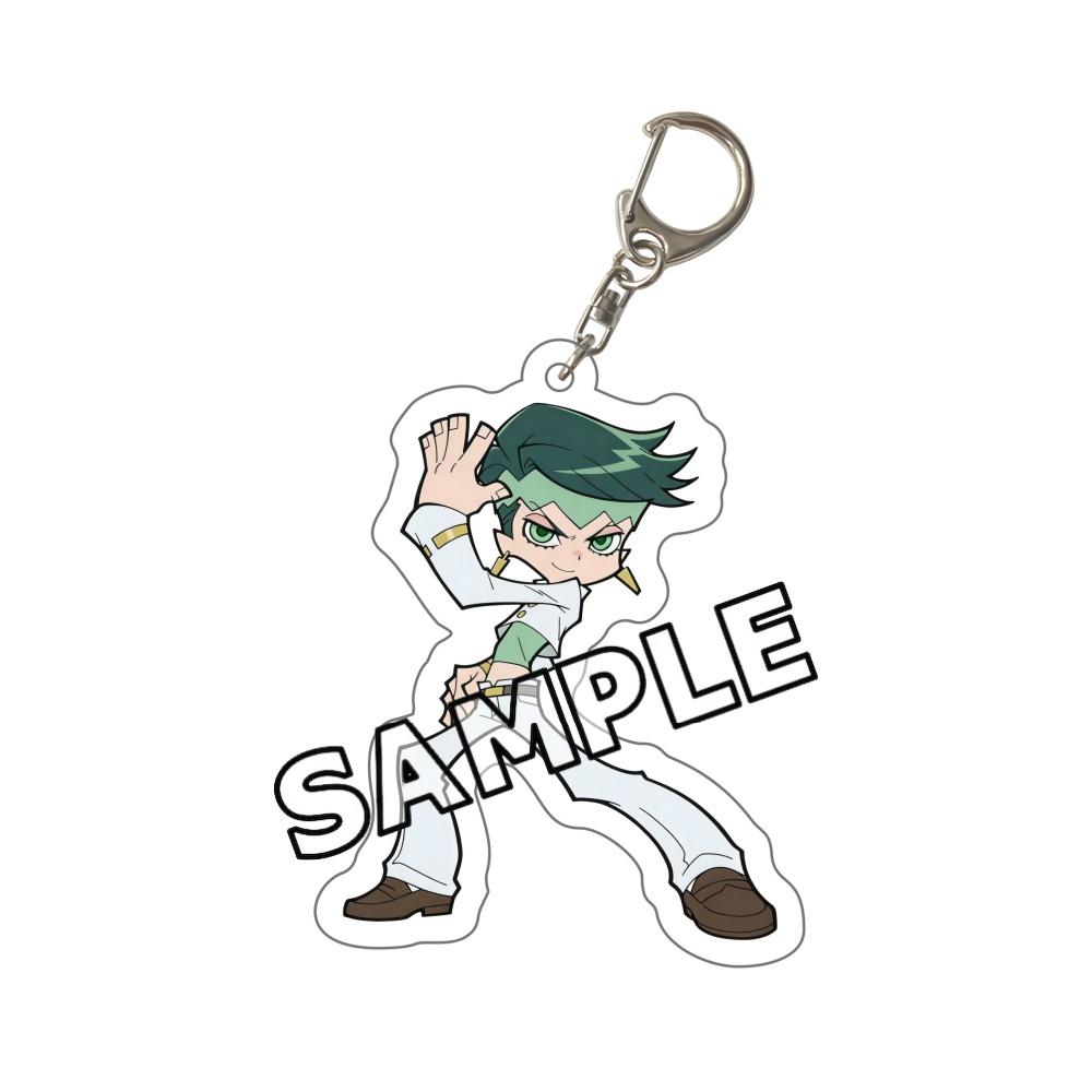 2026 New JoJo Bizarre Adventure Chibi Acrylic Keychain JJBA Jotaro Giorno Jolyne Dio Josuke Bruno Keyring Kawaii Anime Bag Gift